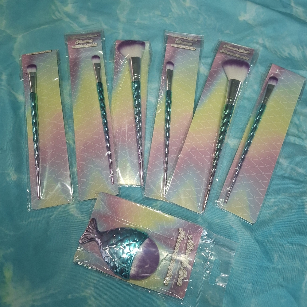 Mermaid Makeup Brush Set